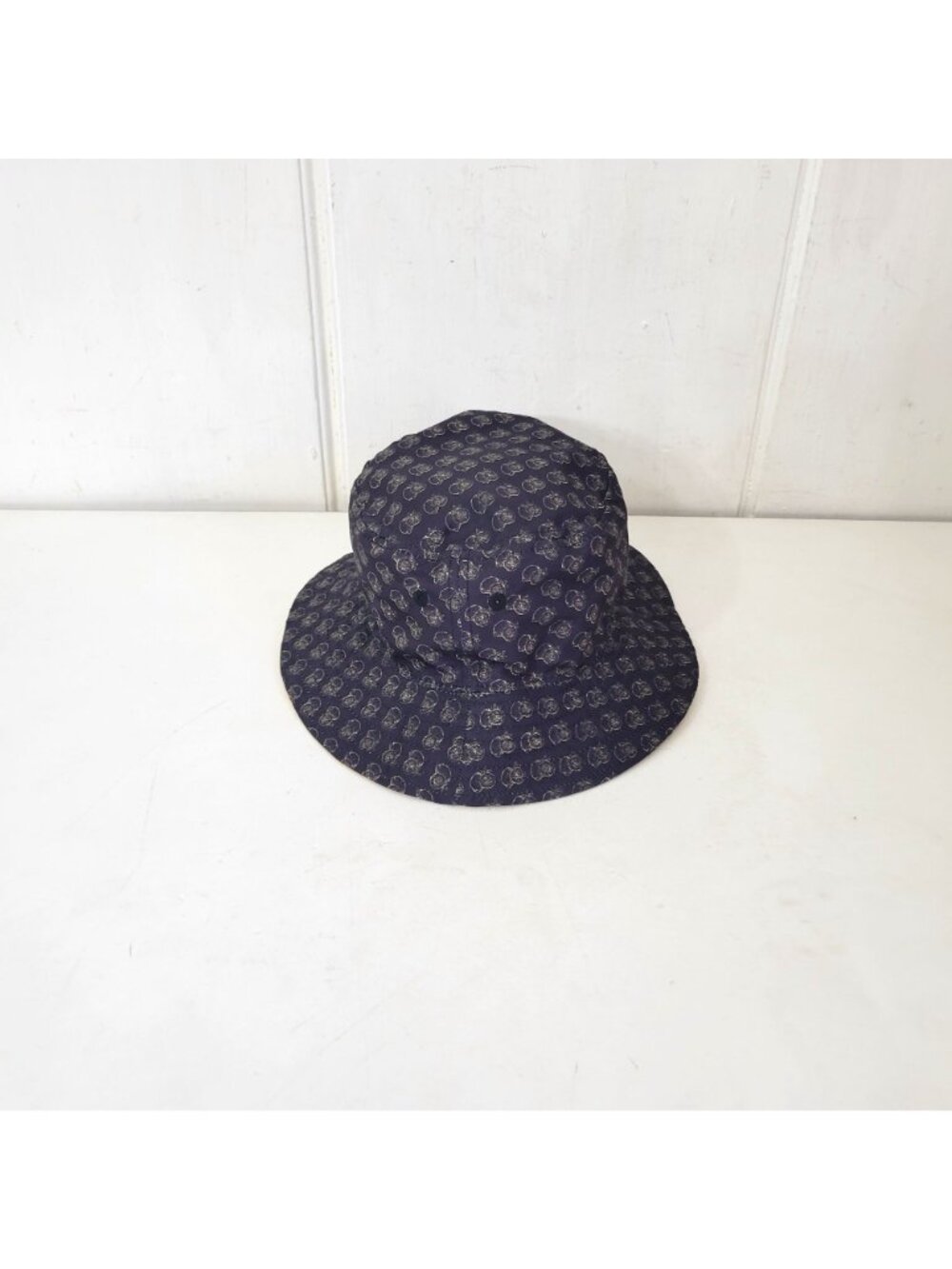 Fernway Logo Reversible Yellow & Navy Bucket Hat - Picture 8 of 8